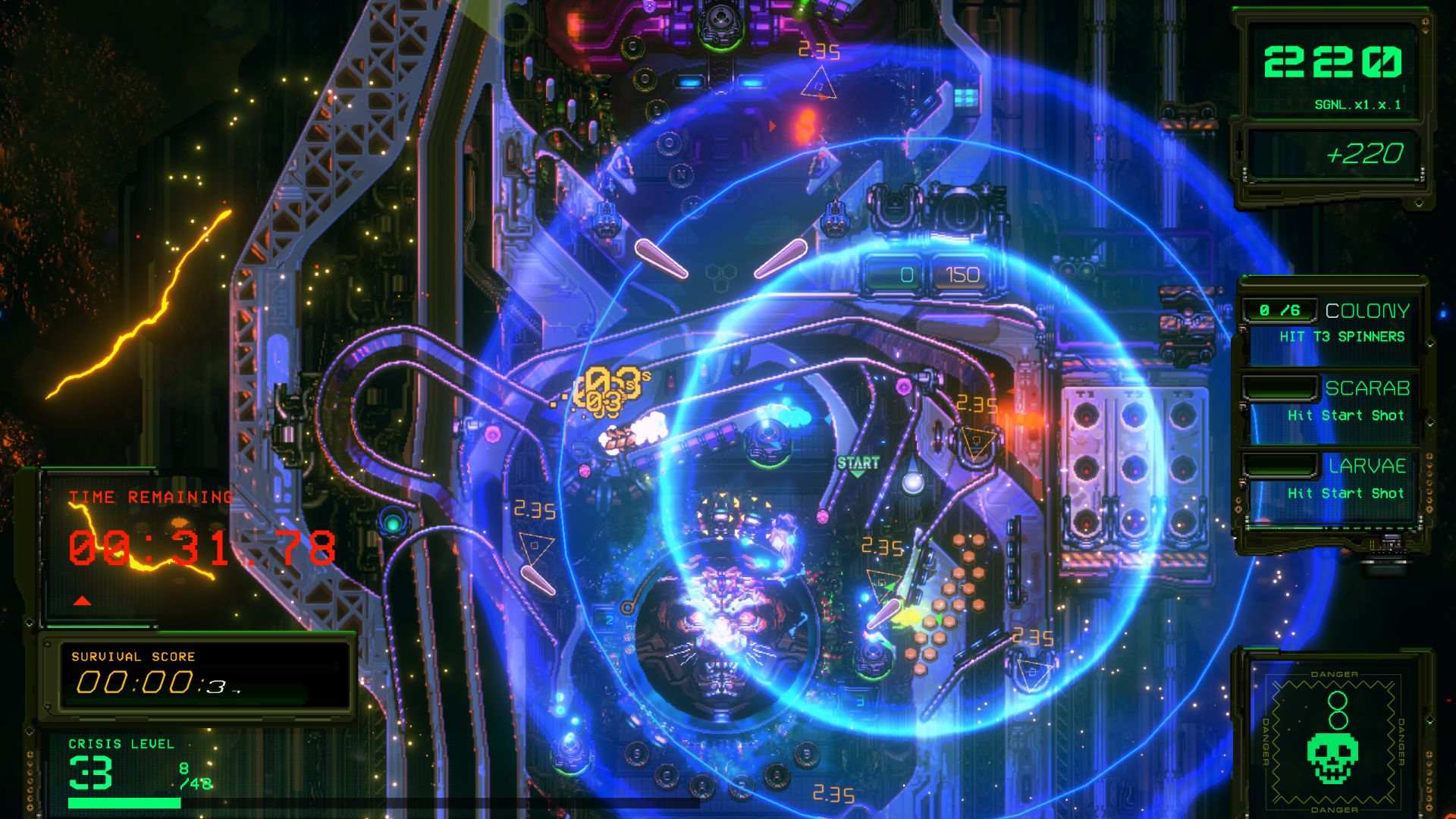 Xenotilt: Hostile Pinball Action review